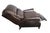 English English Rolled Arm Recliner - Dark Brown Leather For Sale - Image 3 of 7