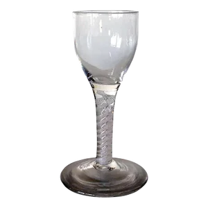 Early Double-Series Cotton Twist Stem Wine Glass
