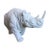 Plaster Rhinoceros Sculpture, C1970 For Sale - Image 4 of 12