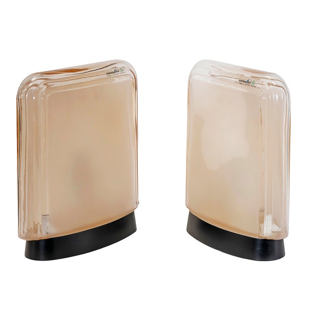 Vintage Murano Glass Table Lamps from Murano Due, 1980s, Set of 2 For Sale - Image 5 of 7