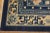 1980s Royal Blue Medallion Vintage Art Deco Modern Chinese Peking Room Size Rug For Sale - Image 13 of 15