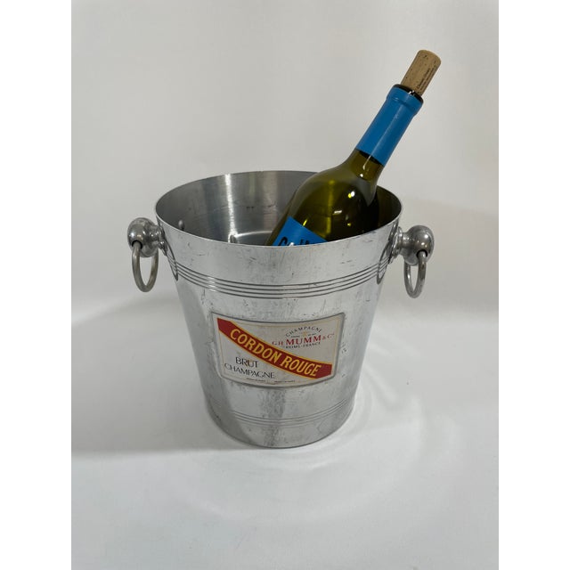 Vintage 1950s French GHMumm Cordon Rouge Champagne Ice Bucket For Sale - Image 14 of 16
