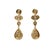 Early 21st Century 14k Gold 2.50 Carat Diamond Dangle Earrings, A Pair For Sale - Image 5 of 10