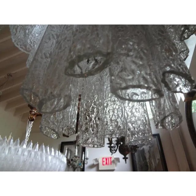 1960's Mid-Century Murano Glass Chandelier-Venini Attributed For Sale In Houston - Image 6 of 11