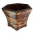 Split Reed Bamboo Rattan Hexagon Shaped Planter For Sale