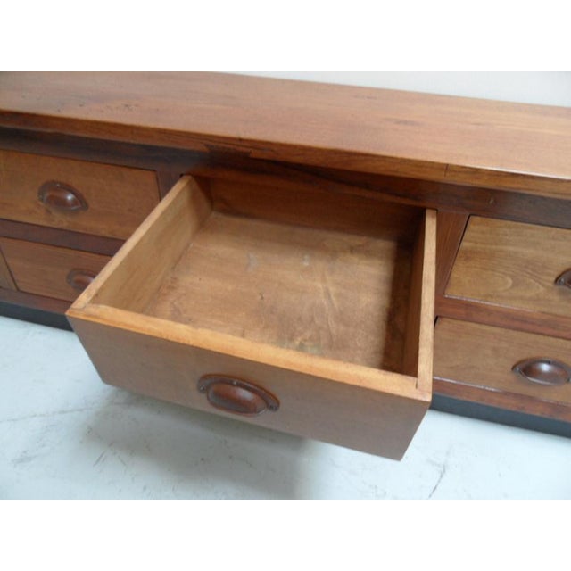 1950s Vintage Dutch Sideboard with 8 Drawers, 1950s For Sale - Image 5 of 13