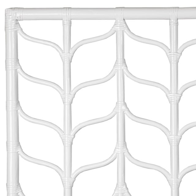 David Francis Ivy Platform Bed Queen, White For Sale - Image 4 of 5