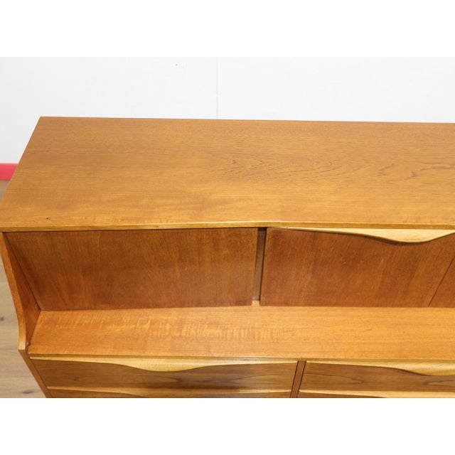 Mid Century Modern Vintage Teak Tall Credeza Sideboard by Sutcliffe For Sale In Greensboro - Image 6 of 15