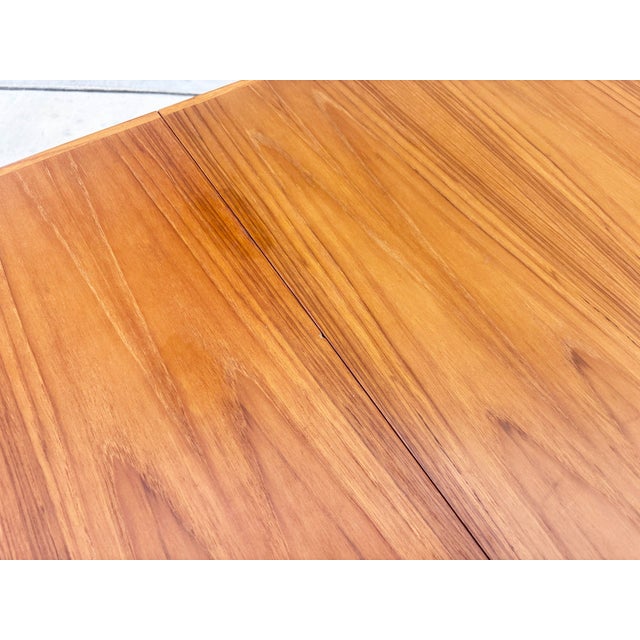 1960s Danish Modern Teak Dining Set of 7 For Sale - Image 17 of 18
