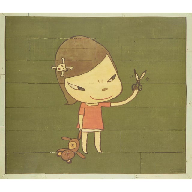 Yoshitomo Nara, Real One, 2021 Offset lithograph 80# Classic Linen Solar White Cover 38.1 x 43.18 cm (15 x 17 in) Open...