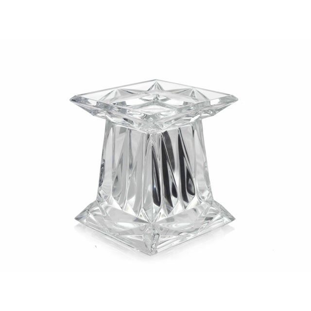 Add a touch of architectural elegance to your space with this Waterford piece. This heavy crystal pedestal features deep,...
