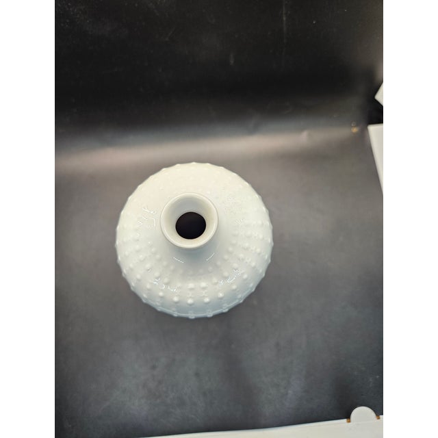 MCM Meissen Weifs White Blanc de Chine German Porcelain Vase