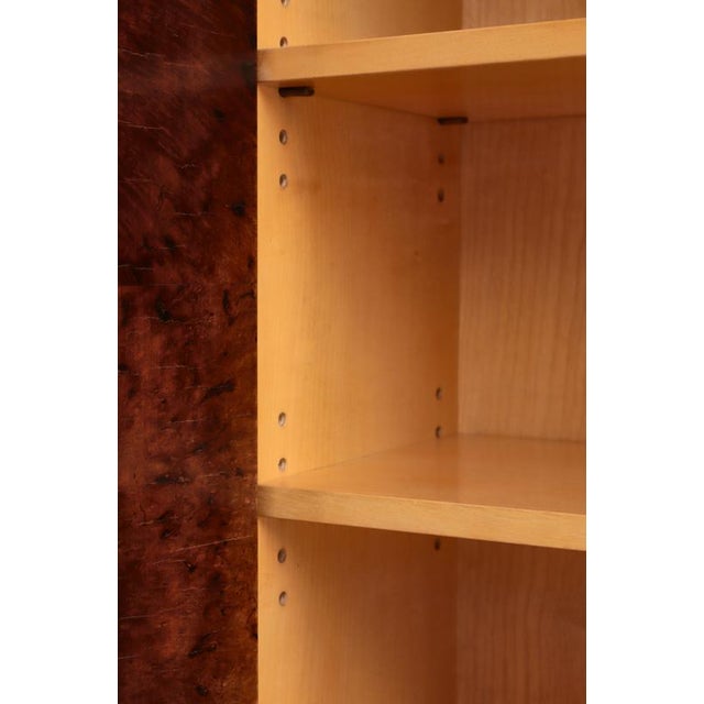 Danish Art Deco Cabinetmaker Cabinets in Birch Root Veneer, 1920s, Set of 2 For Sale - Image 12 of 18