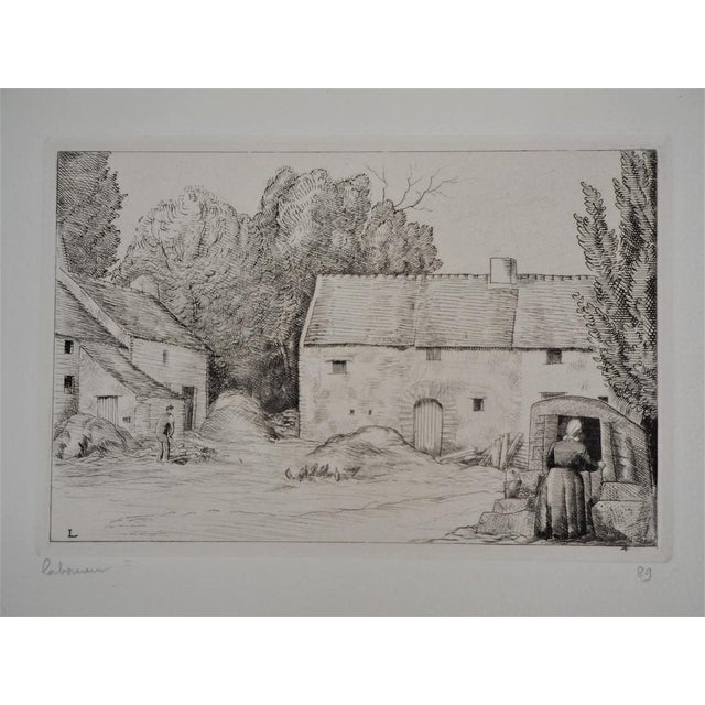 Jean-Emile Laboureur, The Village Well, 1928, Etching For Sale - Image 7 of 7