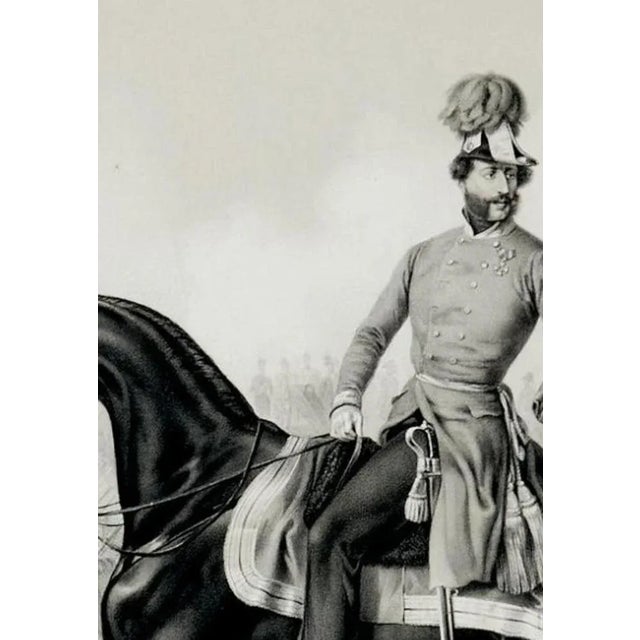 F. Adam after A. Adam, The Battle of Custoza, 1850, Paper For Sale - Image 10 of 11