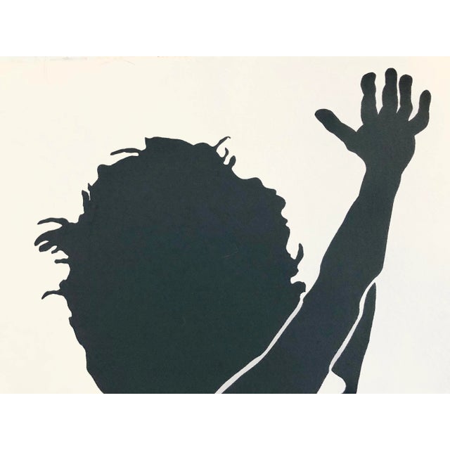 1970s Mid Century Silkscreen Print Nude by Frank Herz For Sale - Image 5 of 6