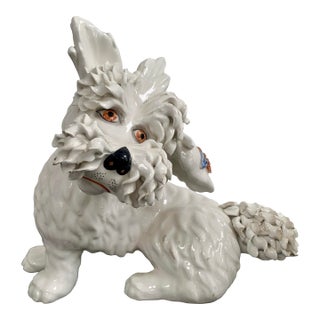 1950s Vintage Italian Ceramic Spaghetti Dog For Sale