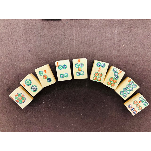 Antique Chinese Mahjong Set - No Box For Sale - Image 9 of 17