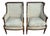 19th Century French Louis XVI Bergère or Armchair- A Pair For Sale