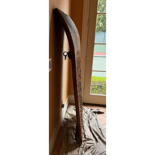 18th Century Antique 18th C Primitive Farm Plow Thrasher Now Wall Art For Sale - Image 5 of 6