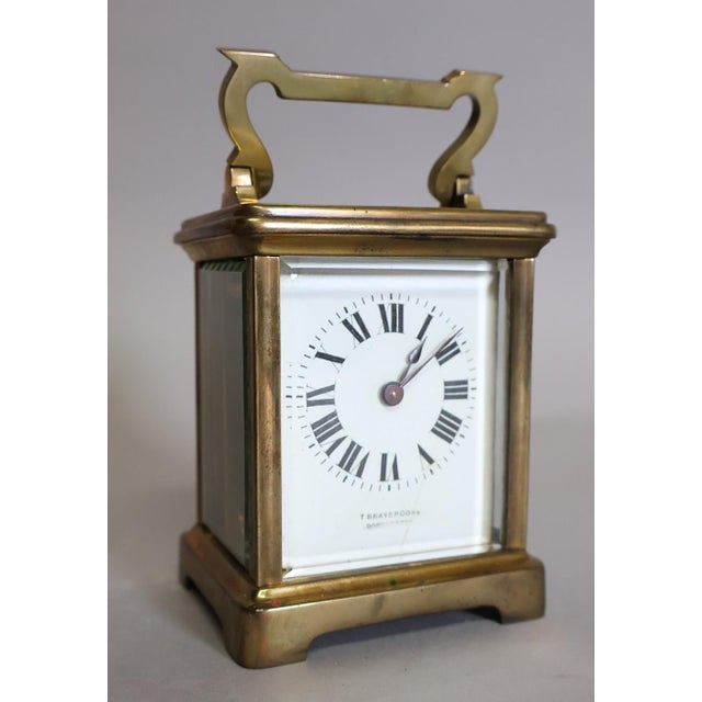 Wood Documented 1907 Cattistock Hunt Puppy Show Award Clock With Original Presentation Card – Third Prize "Best Bitch of Couple," England For Sale - Image 7 of 12