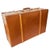 Antique Brocante Nubuck Leather Trunk, 1920s For Sale - Image 9 of 10
