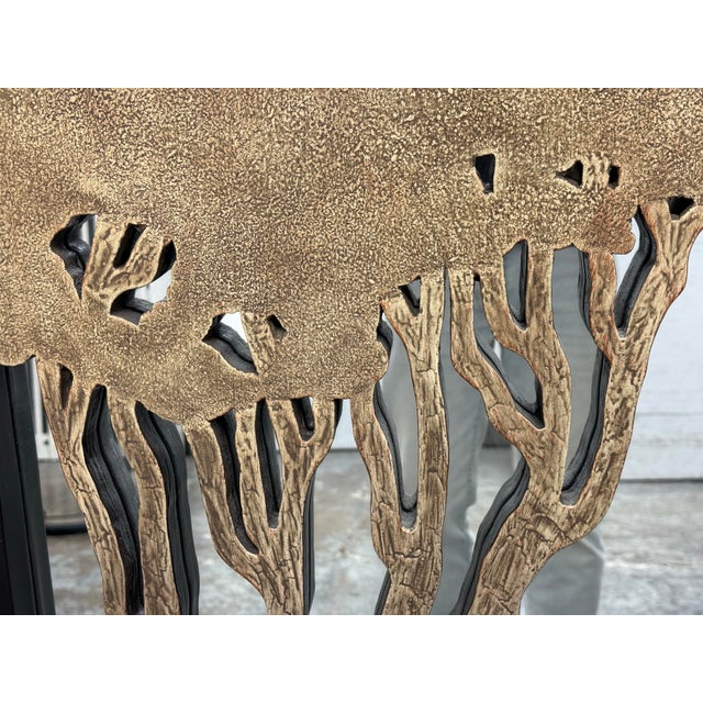 2000 - 2009 Artdreams Home Trees Decorative Wall Mirrors, Pair For Sale - Image 5 of 12