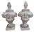 Vintage Concrete Urns With Rams Heads & Garlands For Sale