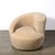 Vladimir Kagan Pair of Swiveling "Nautilus" Chairs by Vladimir Kagan in Luxe Camel Mohair For Sale - Image 4 of 11