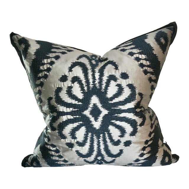 Designers Guild Pashan Graphite Decorative Pillow For Sale