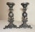 Figurative Antique 19th Century Silverplate Ornate Figural Dolphin Candlestick Holders For Sale - Image 3 of 11