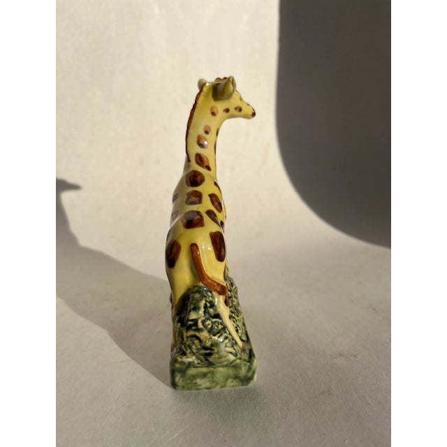 Italian Ceramic Giraffe Figurine For Sale - Image 4 of 6
