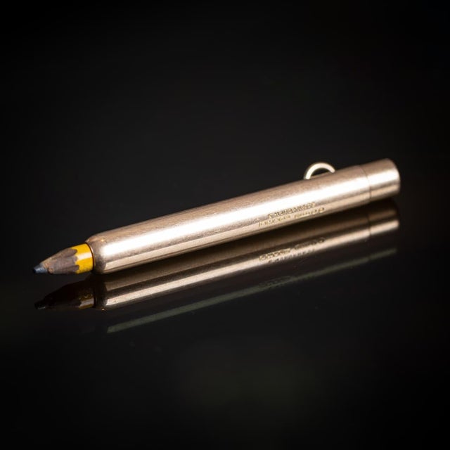 Antique early-20th century english 15ct solid gold mechanical pencil by sampson mordan & co., crafted from the relatively...