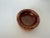 Mid-Century Modern Vintage Carved Natural Red Marble / Onyx Ashtray/Sold For Sale - Image 3 of 9