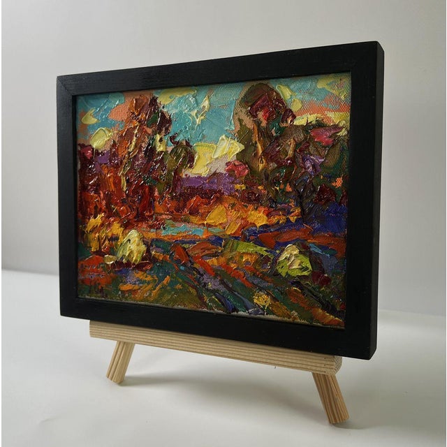 Impressionist Oil Painting Autumn Evening Oleksiy Ivanyuk For Sale - Image 3 of 8
