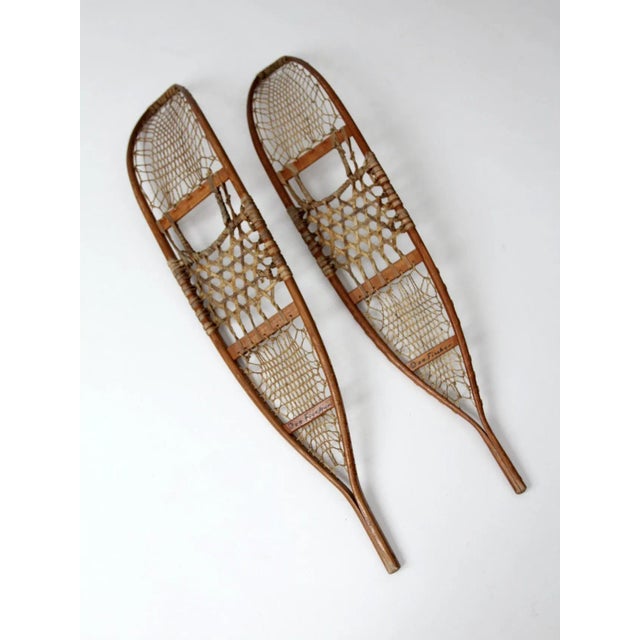 Vintage Ca Lund Snowshoes For Sale - Image 4 of 13