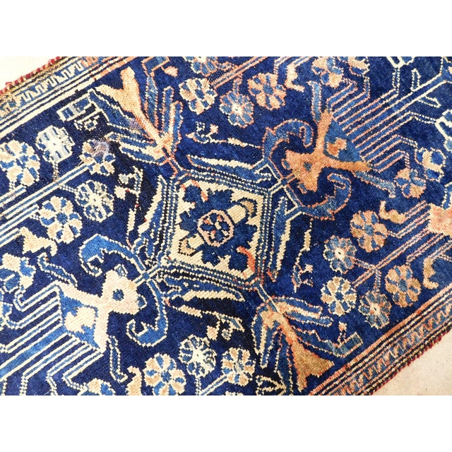 Antique Hand Knotted Persian Rug. 3'4"x 6'8" For Sale - Image 14 of 18