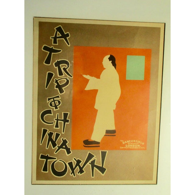 A Trip To Chinatown, art print circa 1890. Page from the folio editions missed each year from the company Berrerstaff...