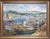 Jacques Grad, The fishing port, 1970, Oil on Canvas For Sale - Image 4 of 7