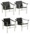 LC1 Armchairs by Jeanneret and Perriand, Set of 4 For Sale - Image 18 of 18