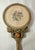 Victorian Large Antique 19th Century Gilt Bronze Petit Point Embroidery Vanity Hand Mirror For Sale - Image 3 of 14