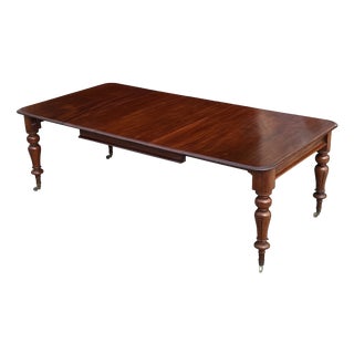 Antique William IV Extendable Dining Table in Mahogany, 1830 For Sale