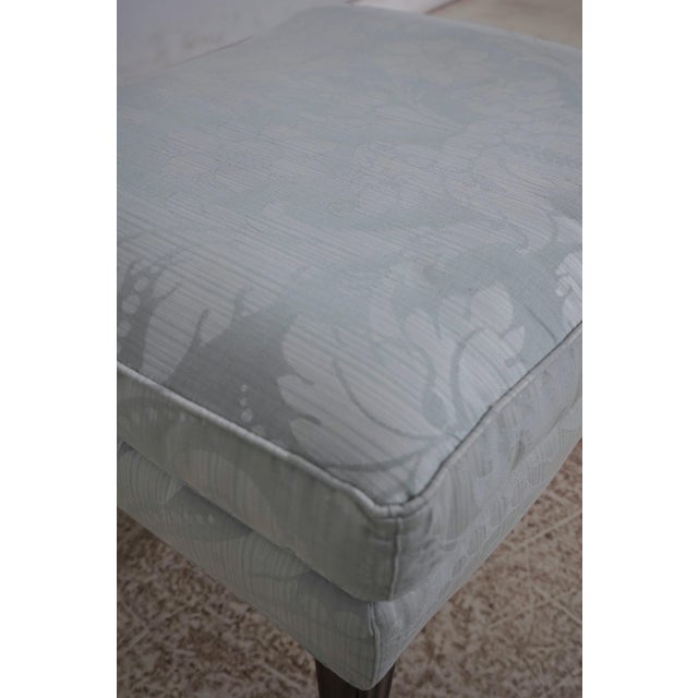 Stickley Colonial Williamsburg Damask Upholstered Ottoman For Sale - Image 11 of 16
