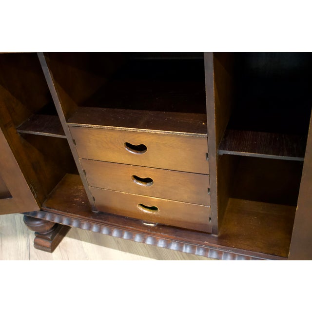 Brown Art Deco Sideboard in Oak from G-Plan, 1930s For Sale - Image 8 of 13