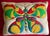 Mid-Century Modern Rectangular Accent Pillow With Quilted Mod Graphic Butterfly Design Circa 1970 For Sale - Image 9 of 9