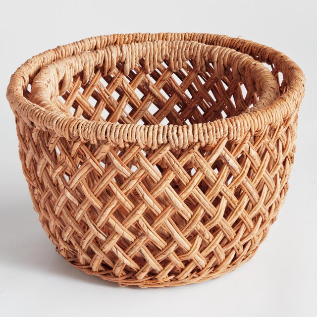 Kenneth Ludwig Chicago Emlyn Baskets, Set Of 2 For Sale - Image 4 of 8