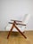 Wood Vintage B-310 VAR Armchair in White Bouclé and Wood, 1970s For Sale - Image 7 of 12