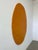 Modern Orange Oval Painting, Modern Oil and Wax on Linen, 2023, Signed Steve Riedell For Sale - Image 3 of 6