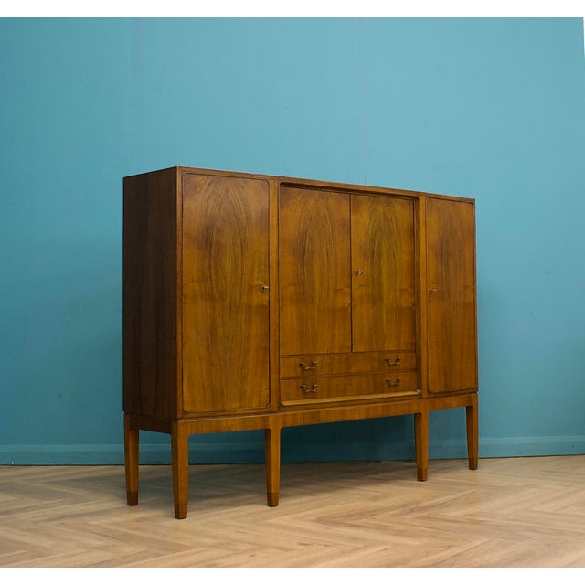 Mid-Century Modern Mid-Century Walnut Veneer Sideboard, 1960s For Sale - Image 3 of 11