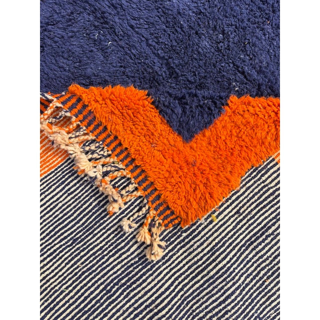 New Handmade Moroccan Mrirt Rug 200x300 Cm For Sale - Image 6 of 9
